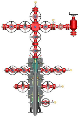 jakość  API 6A Anti Corrosion Wellhead And Christmas Tree 3 1/8" 5000PSI fabryka