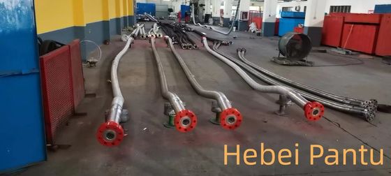 Wąż kołnierzowy 3 1/8”, 5000 psi Coflexip do przewodu dławiącego z elastyczną osłoną ochronną ze stali nierdzewnej