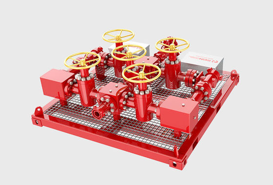API 16C 3000psi Oilfield Wellhead Choke And Kill Manifold z zaworami