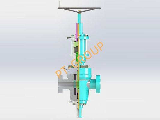 API 6A Hydraulic Gate Valve FLS serii dla H2S serwisu kwaśnego nadaje się do tłoczenia manifold i choinki
